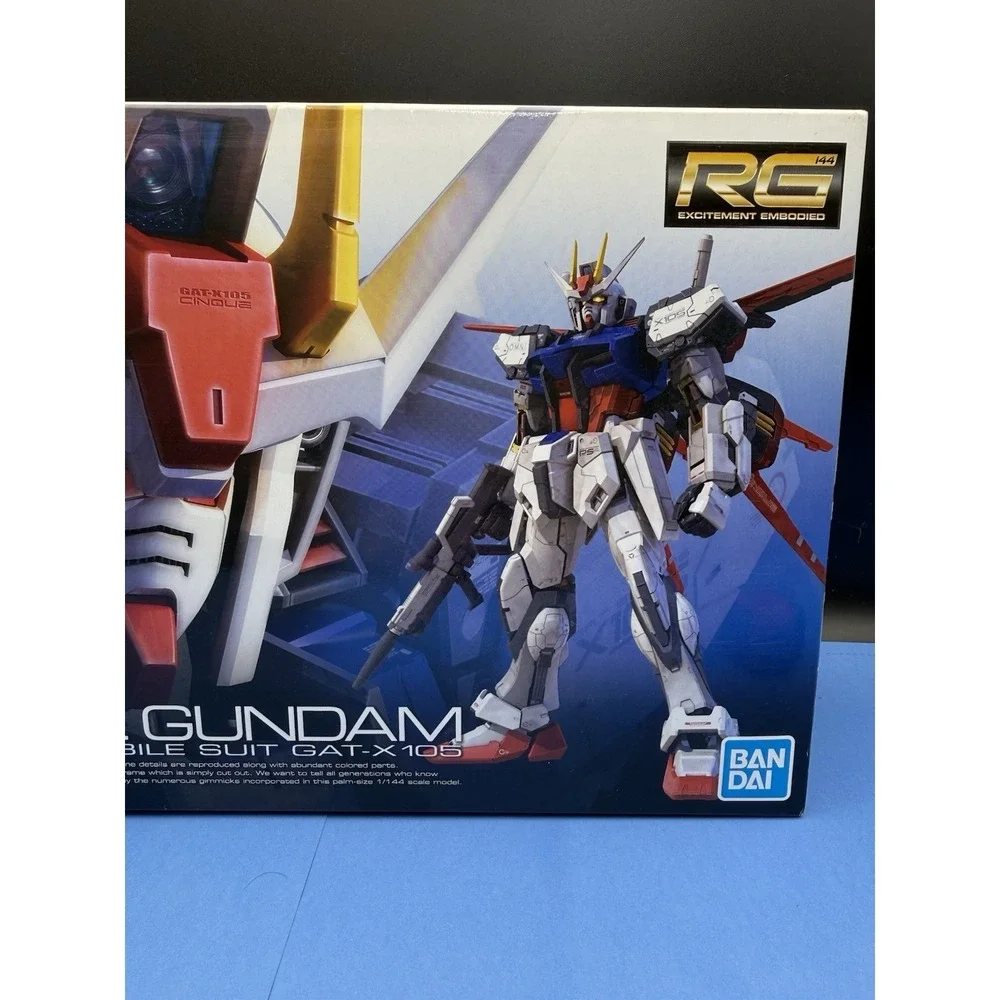 Bandai‎ RG 1/144 Aile Strike Gundam GAT-X105 Model Kit Complete Gundam SEED
